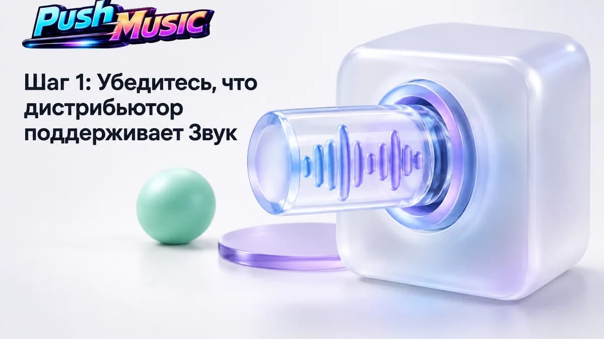 Шаг 1: Убедитесь, что дистрибьютор поддерживает Звук