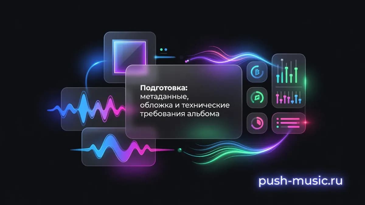 Подготовка альбома: метаданные, обложка и технические требования площадок