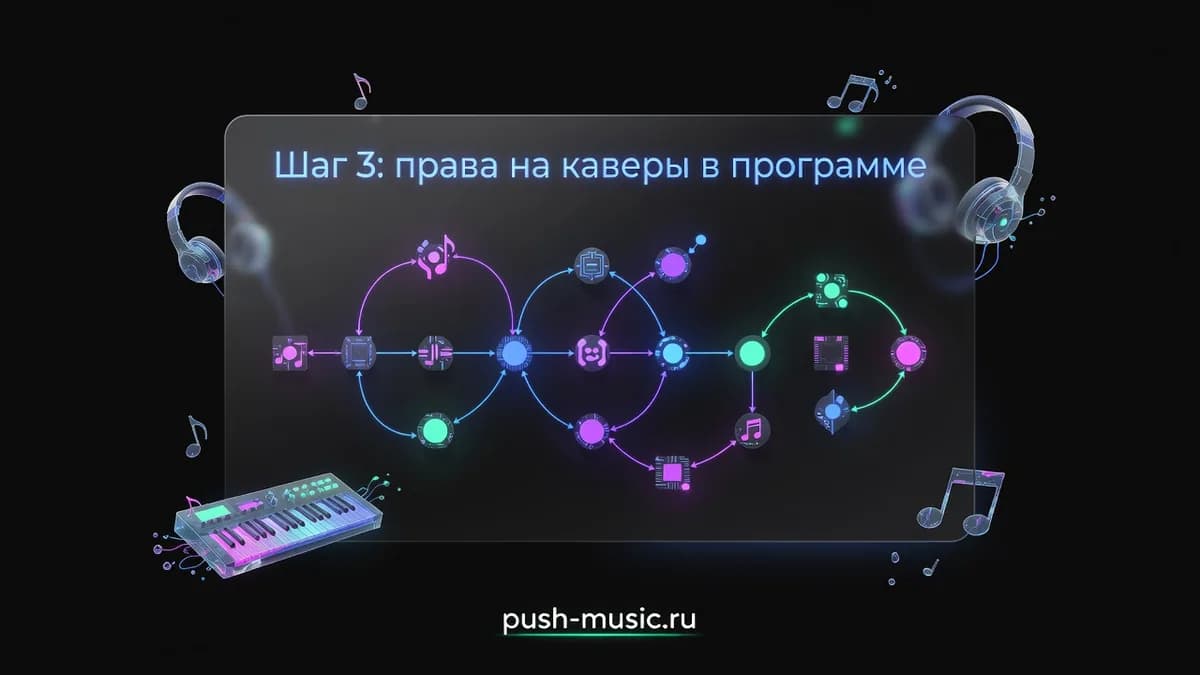 Шаг 3 — права на каверы в концертной программе: как легально выпустить чужие песни в записи