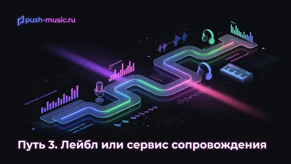 Путь 3 — лейбл или сервис сопровождения релиза для юного артиста