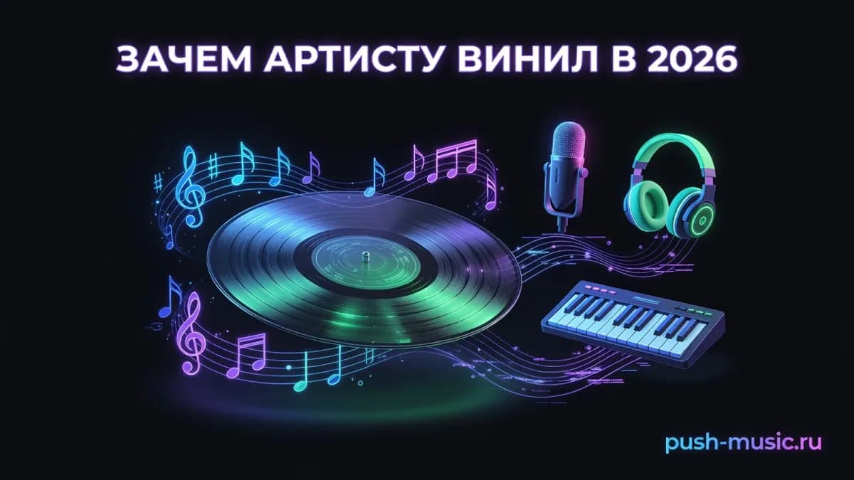 Зачем артисту винил в 2026 году: физический носитель как мерч и способ связи с фанатами
