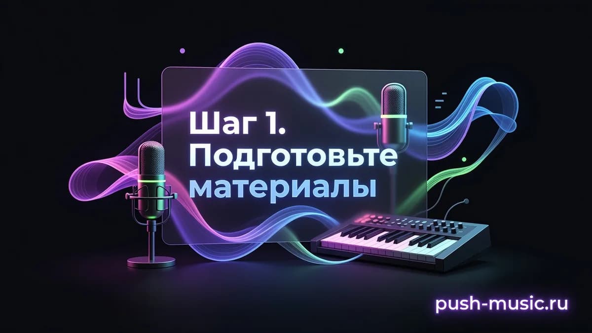 Шаг 1 — подготовьте материалы для релиза в VK Музыке: аудиофайл, обложку и метаданные