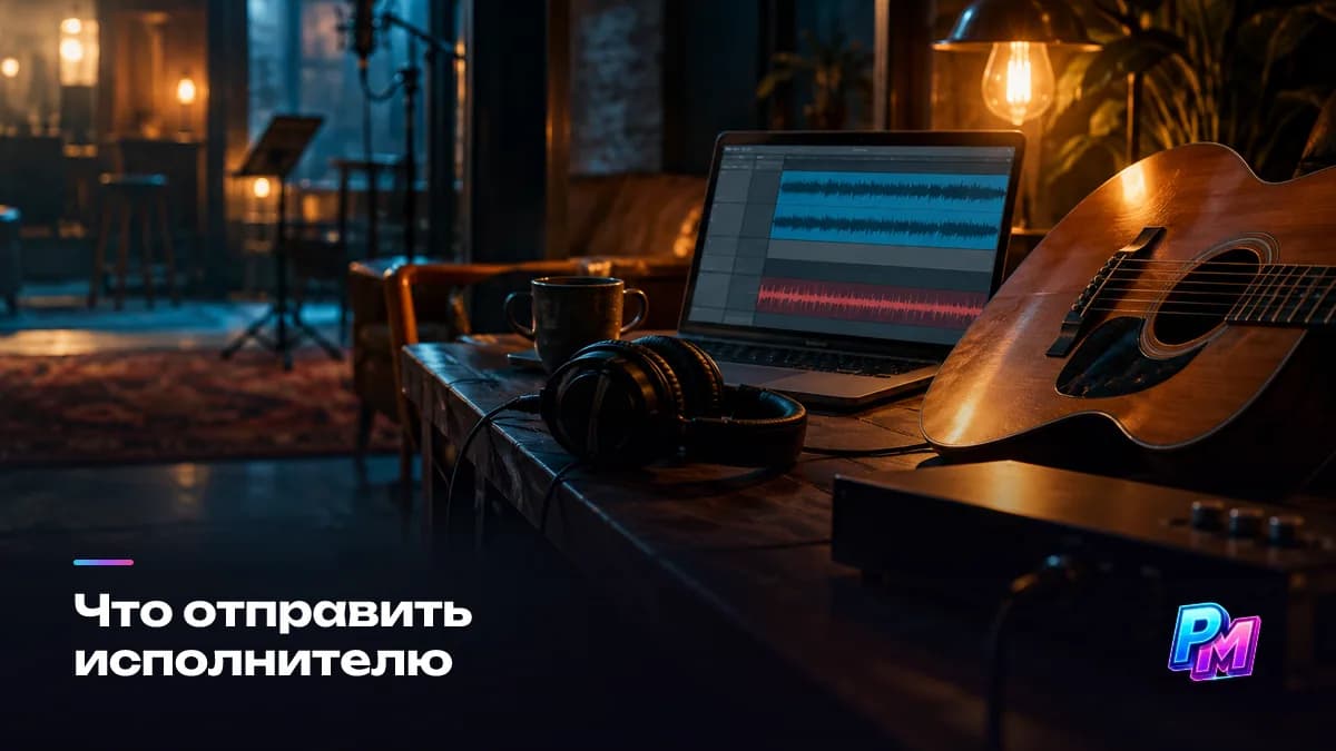 Что отправить исполнителю: черновой микс для контекста, клик-дорожку отдельным файлом и все файлы от нулевого такта, чтобы записанное встало в проект без выравнивания