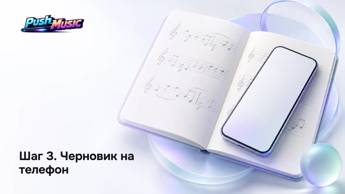 Шаг 3. Черновик на телефон — Как записать песню дома: маршрут от идеи до готового файла