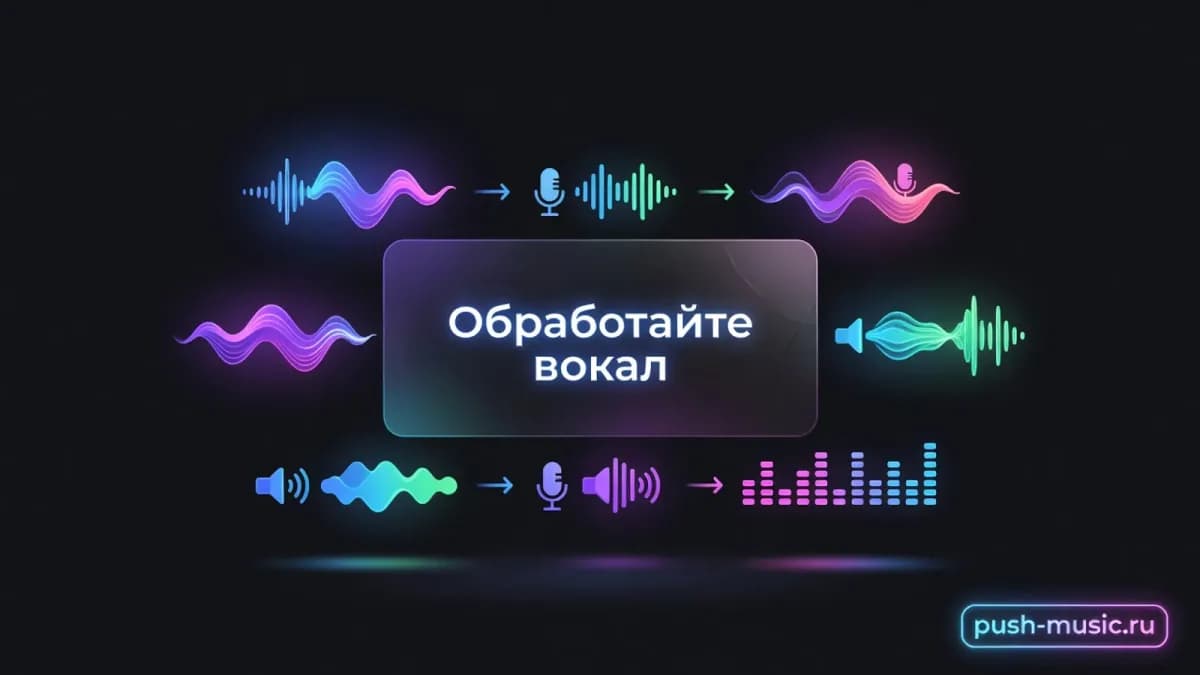 Обработка вокала после записи: цепочка от сырого дубля до готового звучания