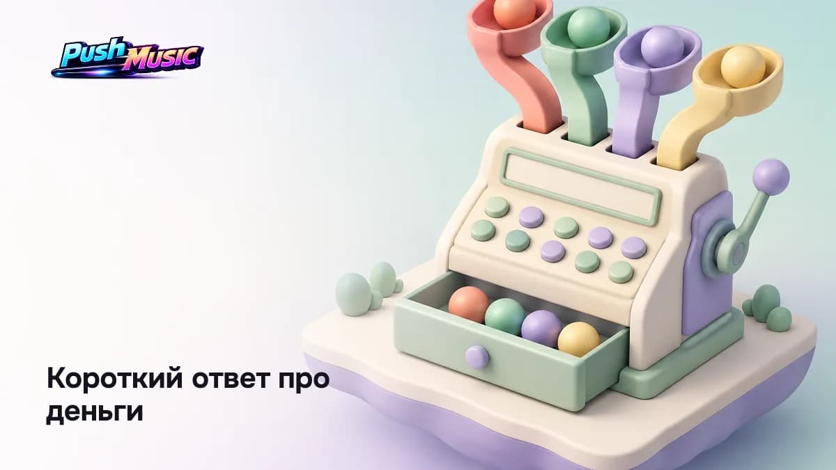 Каналы заработка у ИИ-музыки те же: роялти со стримингов, синхронизация, продажа битов и фоновая музыка