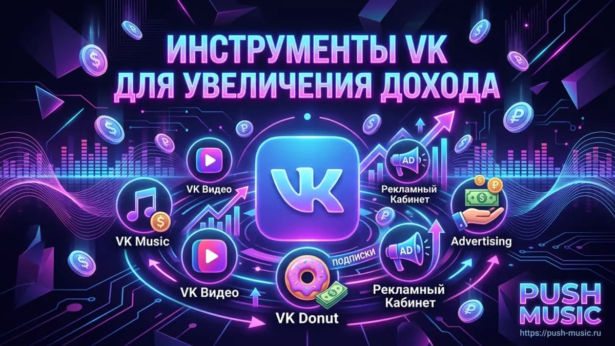 Сколько можно заработать на VK Музыке: расчёт дохода при ставке 0,08–0,15 ₽ за прослушивание