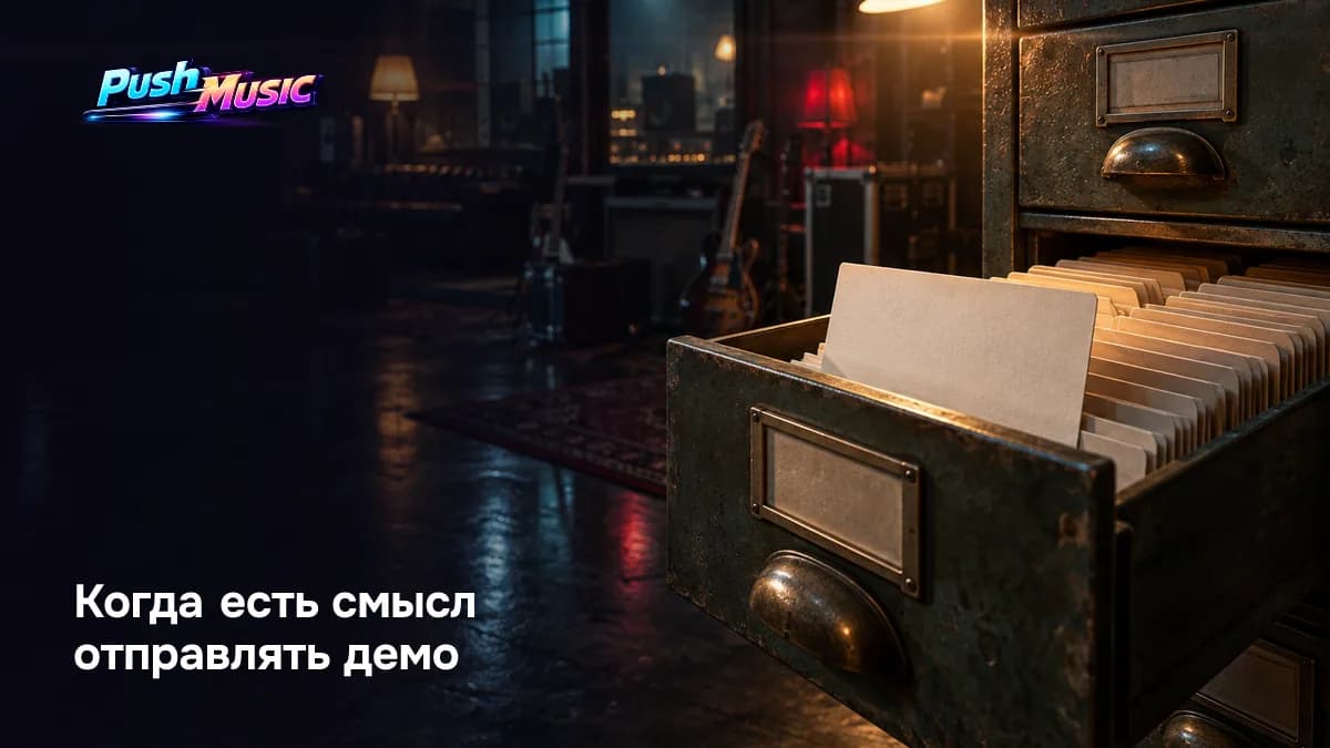 Когда есть смысл отправлять демо на лейбл: несколько выпущенных треков, живая аудитория и финальное качество сведения