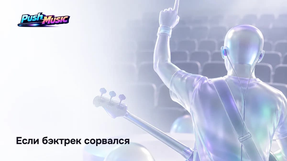 Если бэктрек сорвался: условный жест для состава и половина программы, которую играют вживую