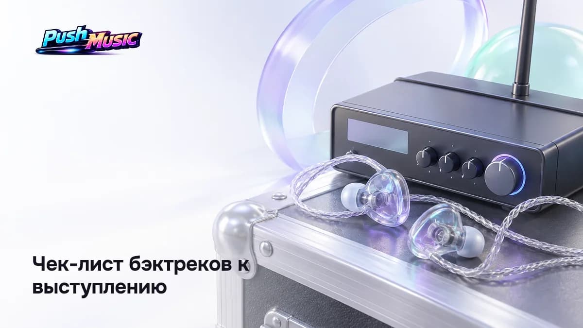 Чек-лист бэктреков к выступлению: сведение из релизной сессии, клик в отдельный канал и настроенный запуск