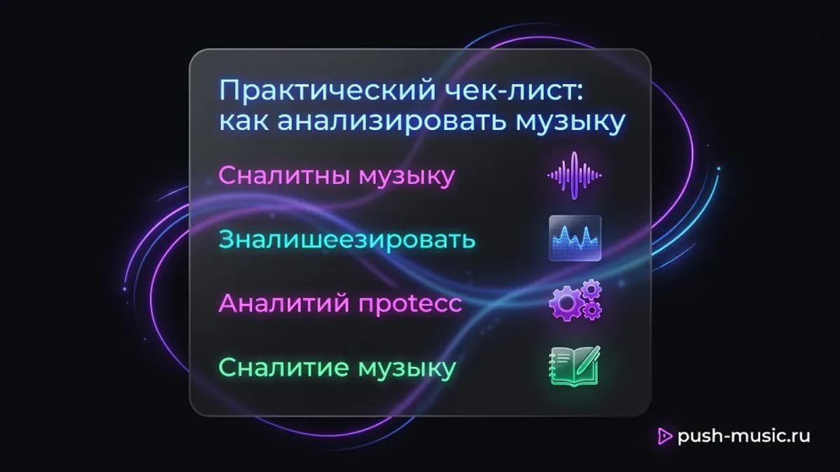 Практический чек-лист: как регулярно анализировать статистику музыки