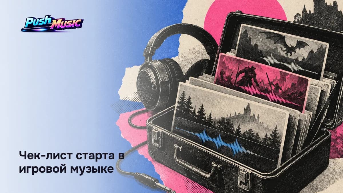 Чек-лист старта в игровой музыке: портфолио разных настроений, адаптивные лупы и слои, понимание FMOD и Wwise