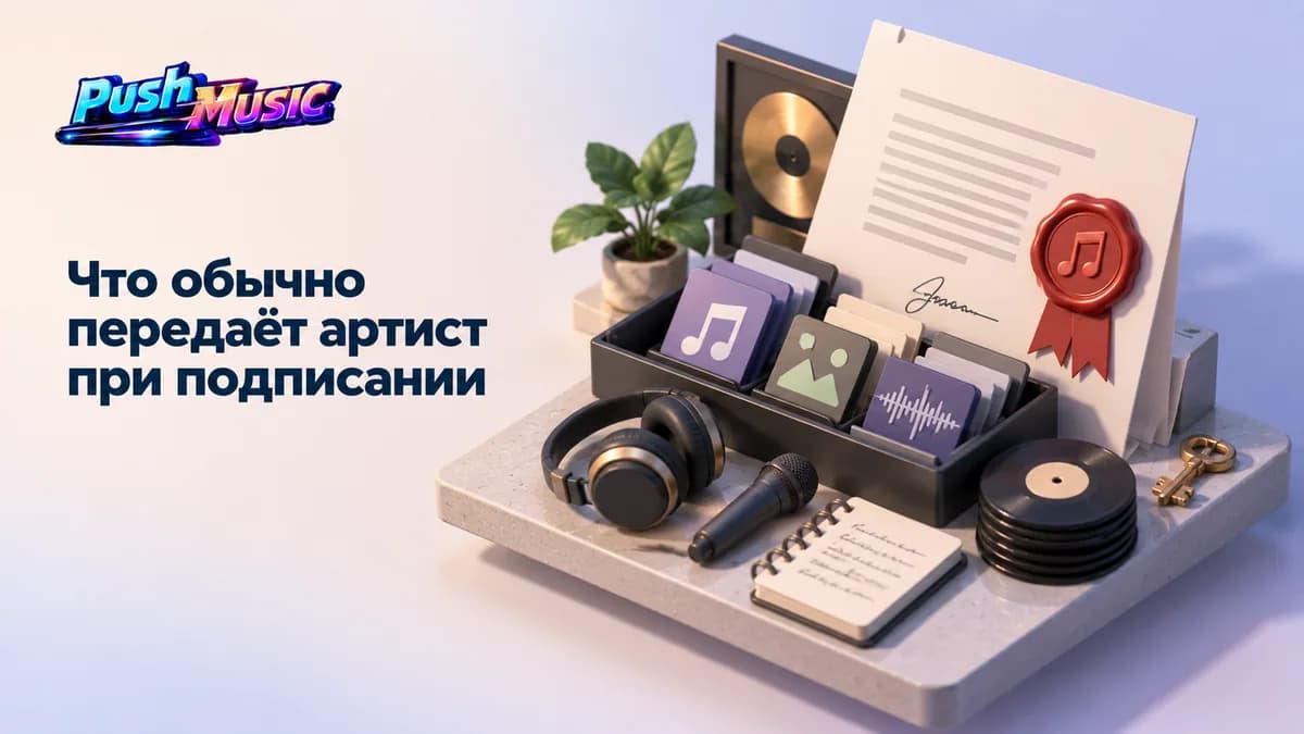 Что обычно передаёт артист при подписании