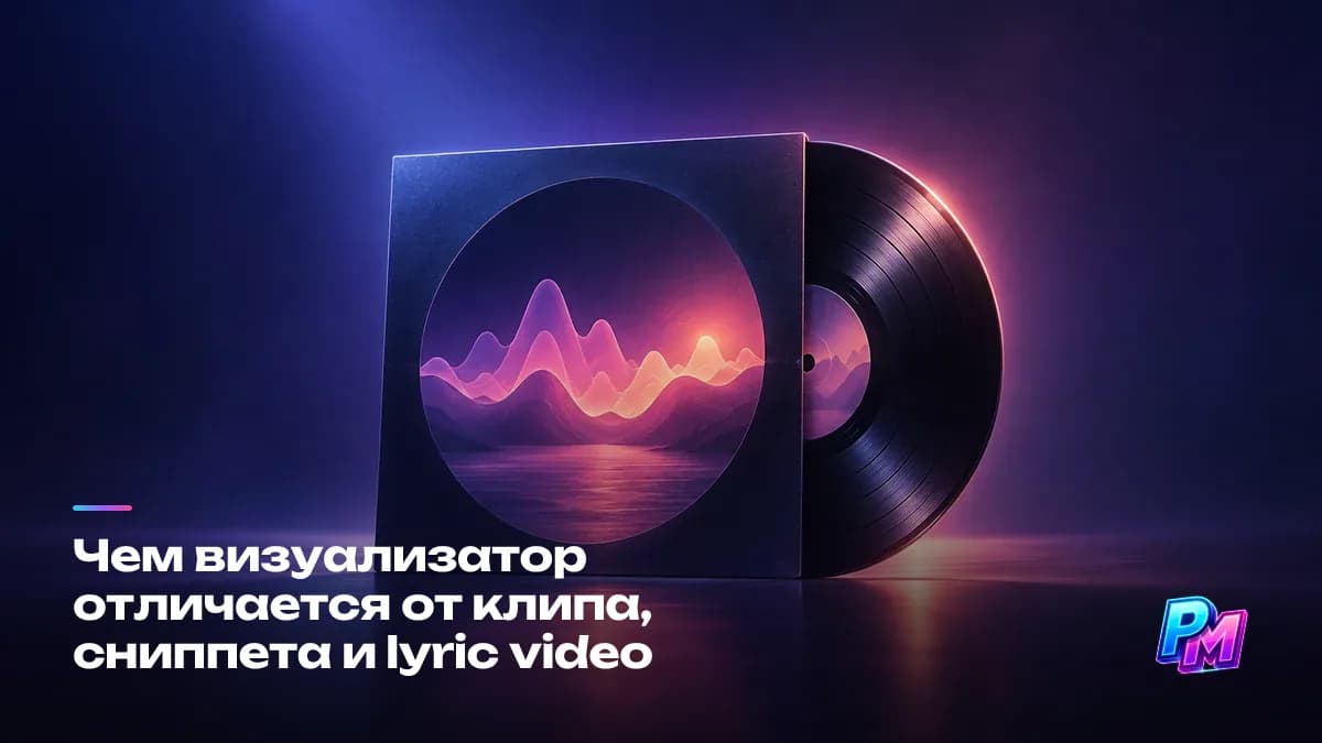 Визуализатор против клипа, сниппета и lyric video: разные форматы под разные задачи релиза