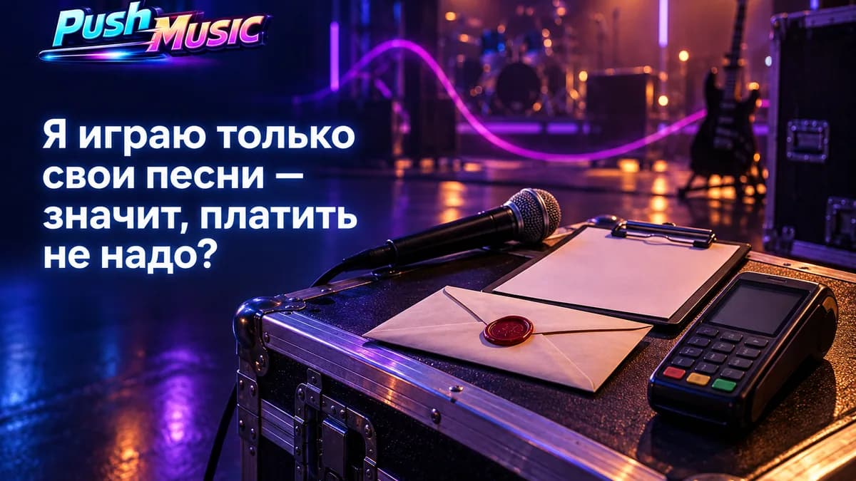 Я играю только свои песни — значит, платить не надо?