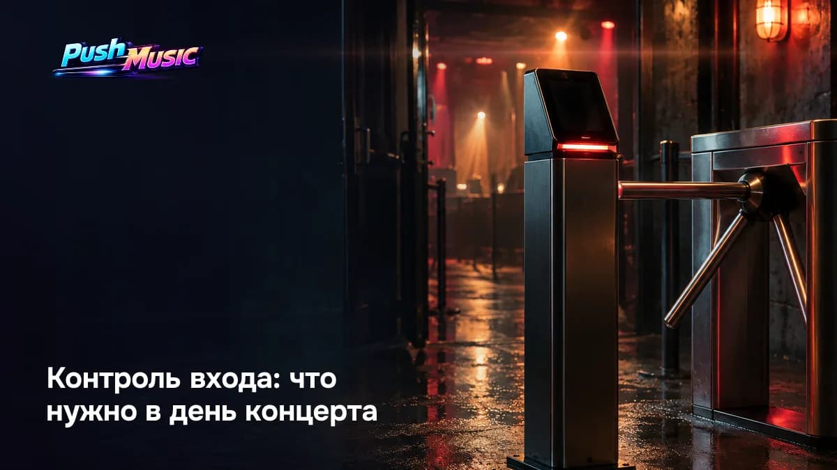 Контроль входа в день концерта: приложение сервиса, заряженный телефон и понятный порядок на входе