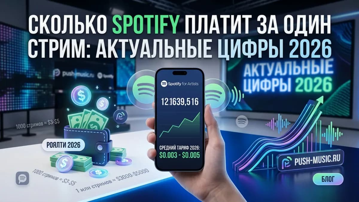 Ставки Spotify за стрим по странам: США и Западная Европа платят в 6–8 раз больше, чем Россия, Бразилия или Индия