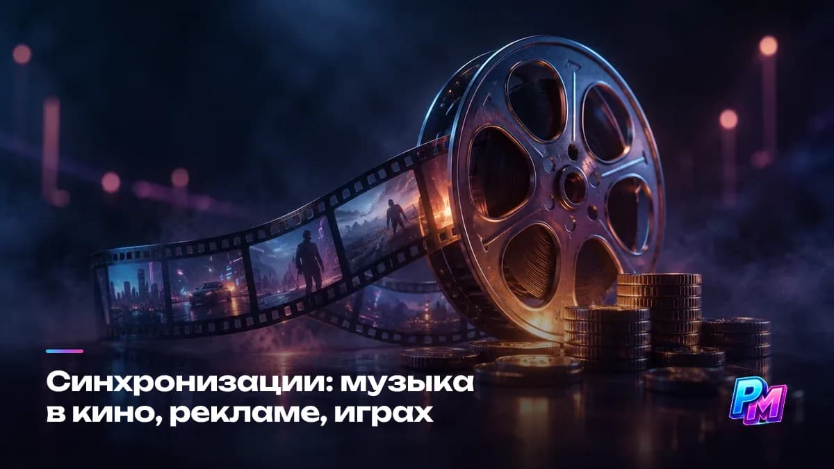 Синхронизации: музыка в кино, рекламе и играх приносит разовые гонорары крупнее стрима