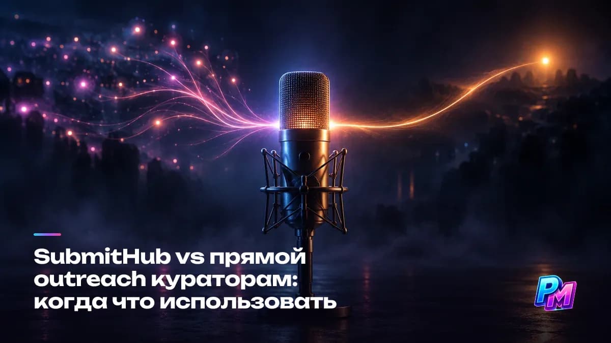 SubmitHub или прямой outreach: первичный охват и проверка трека против точечной работы с кураторами