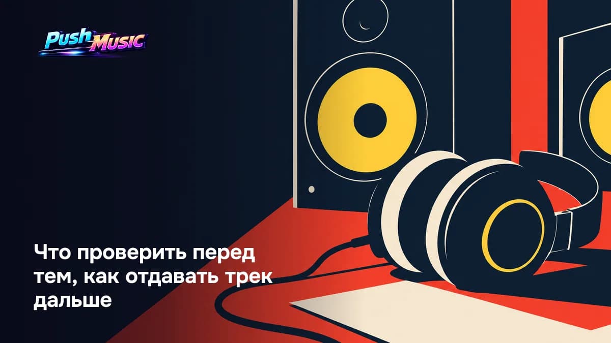 Что проверить перед тем, как отдавать трек дальше