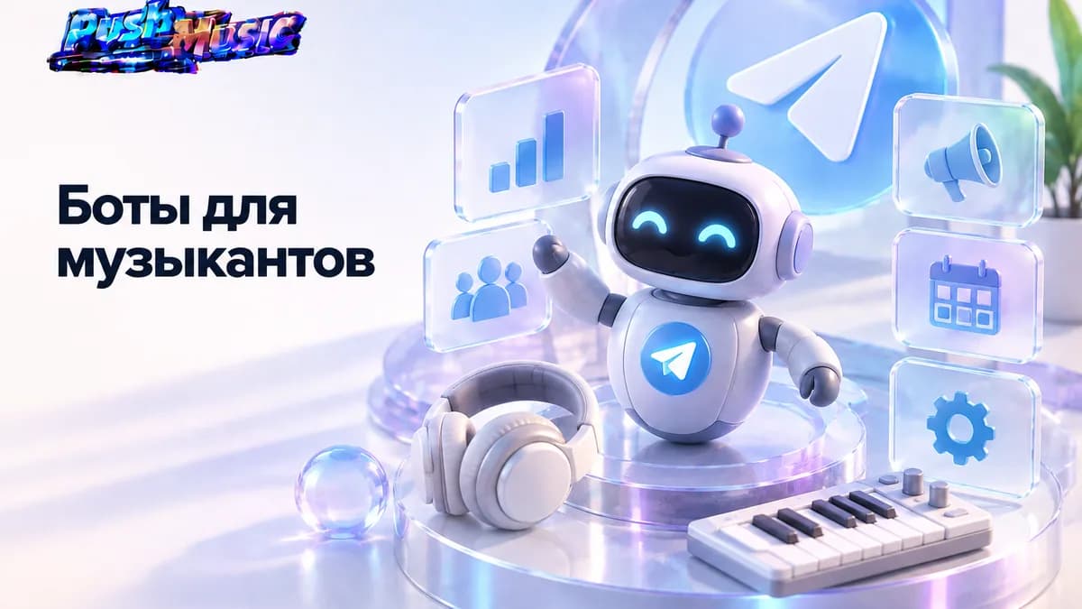 Боты для музыкантов — Telegram для музыкантов: как продвигать музыку в 2026
