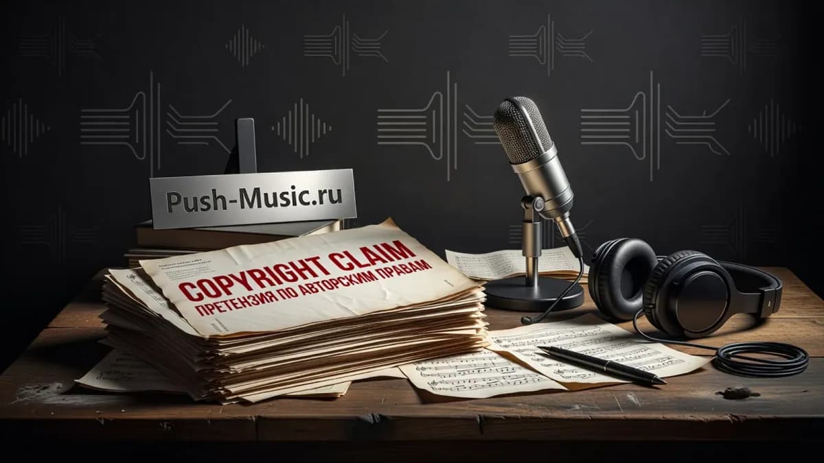 Copyright claim — претензия по авторским правам на музыку в ролике TikTok