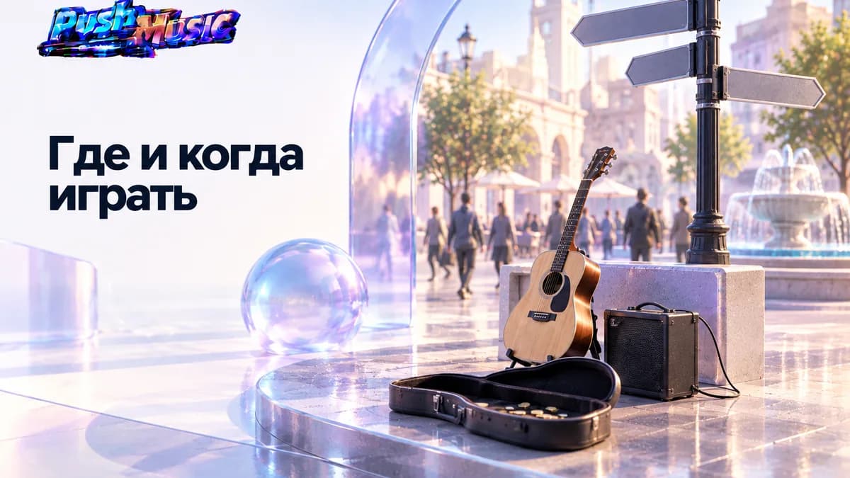 Где и когда играть — Уличные выступления: как играть на улице в 2026