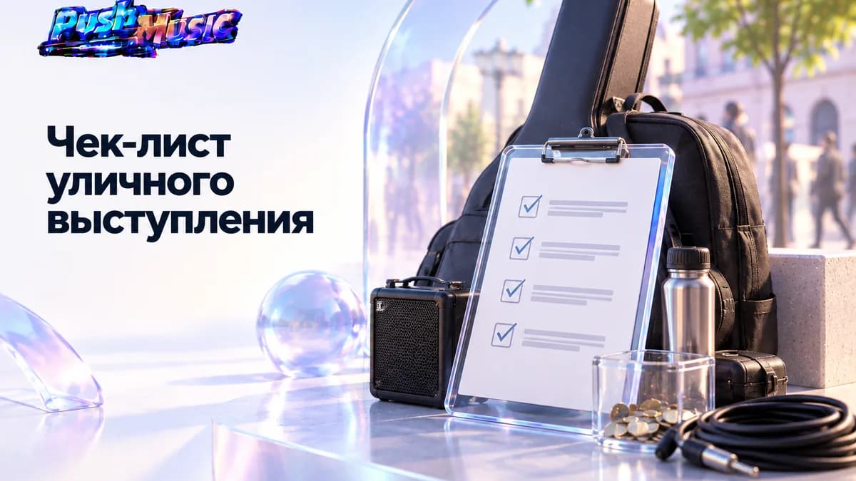 Чек-лист уличного выступления — Уличные выступления: как играть на улице в 2026