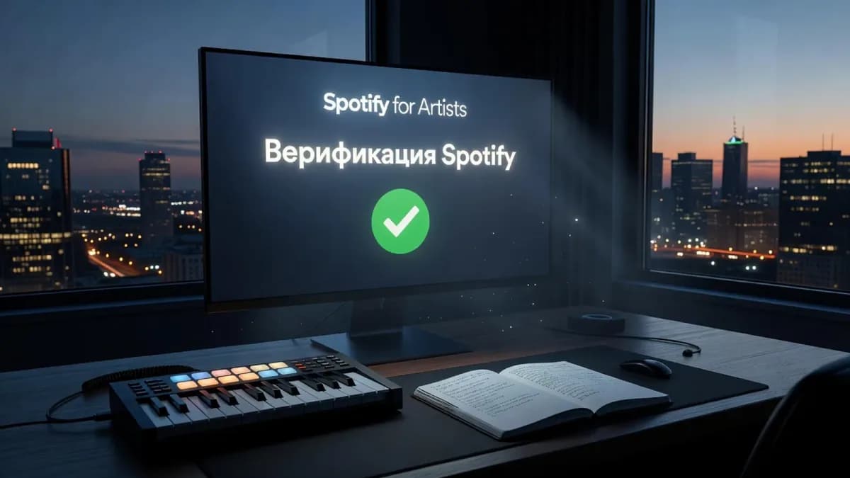 Верификация в Spotify: подтверждение профиля через Spotify for Artists