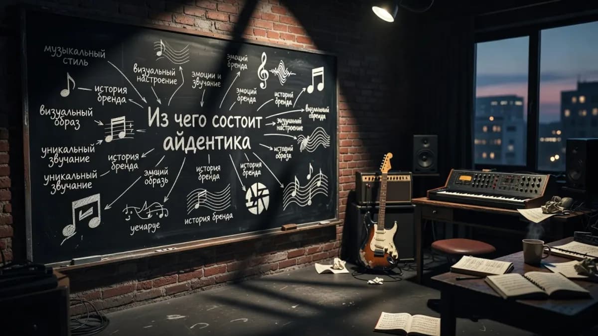 Из чего состоит айдентика артиста: визуальный стиль, история бренда, эмоции и звучание