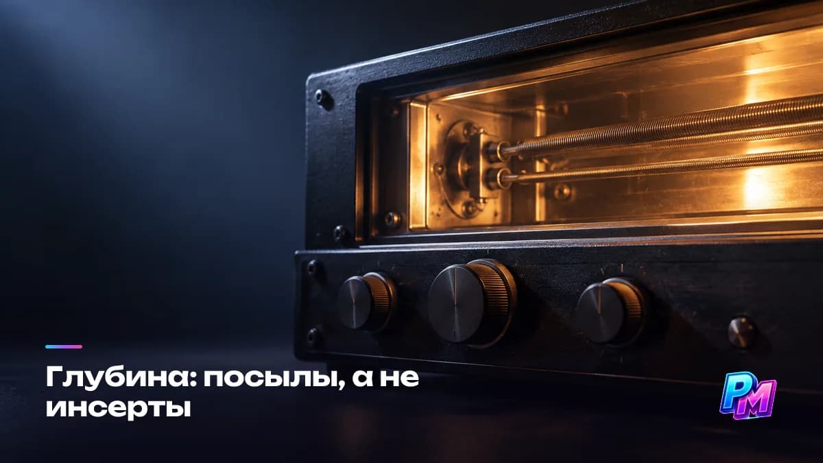 Реверб и дилей подмешиваются с отдельных шин, а не в разрыв канала: короткий хвост с предзадержкой, обрезанный эквалайзером, тише в куплете и громче в припеве