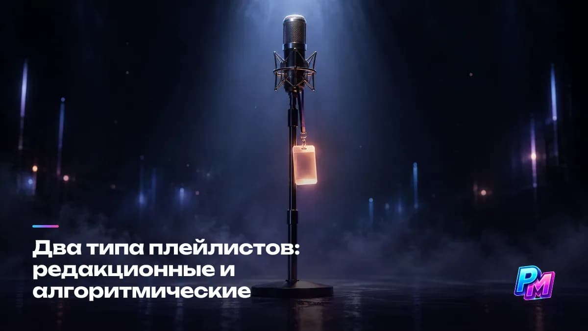 Два типа плейлистов Яндекс Музыки: редакционные подборки и алгоритмическая «Моя волна»