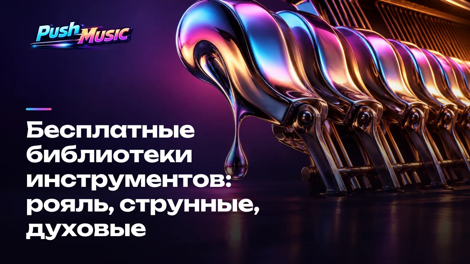 Бесплатные библиотеки инструментов: рояль, струнные, духовые