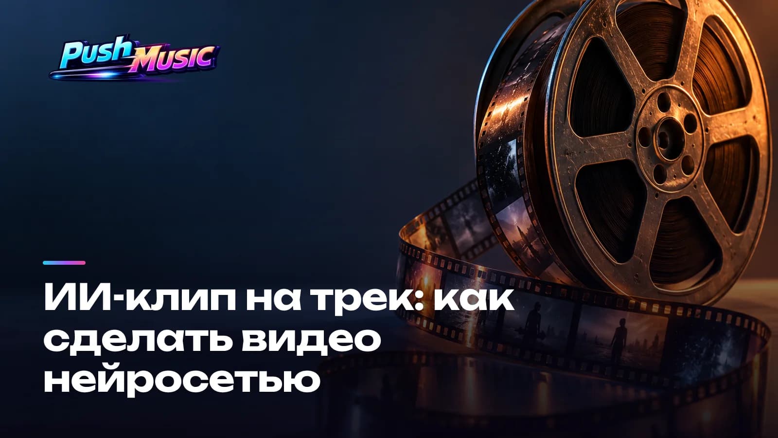 Обложка статьи: ИИ-клип на трек: как сделать видео нейросетью