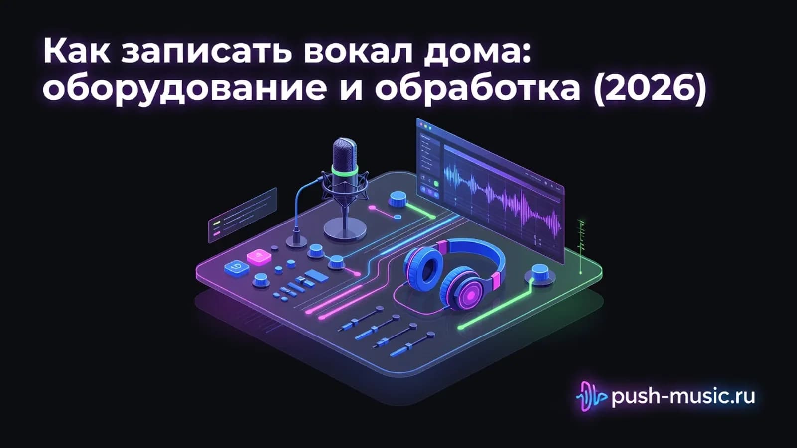 Как записать вокал дома: оборудование и обработка (2026)