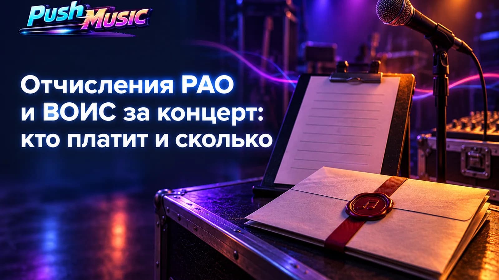Обложка статьи: Отчисления РАО и ВОИС за концерт: кто платит и сколько