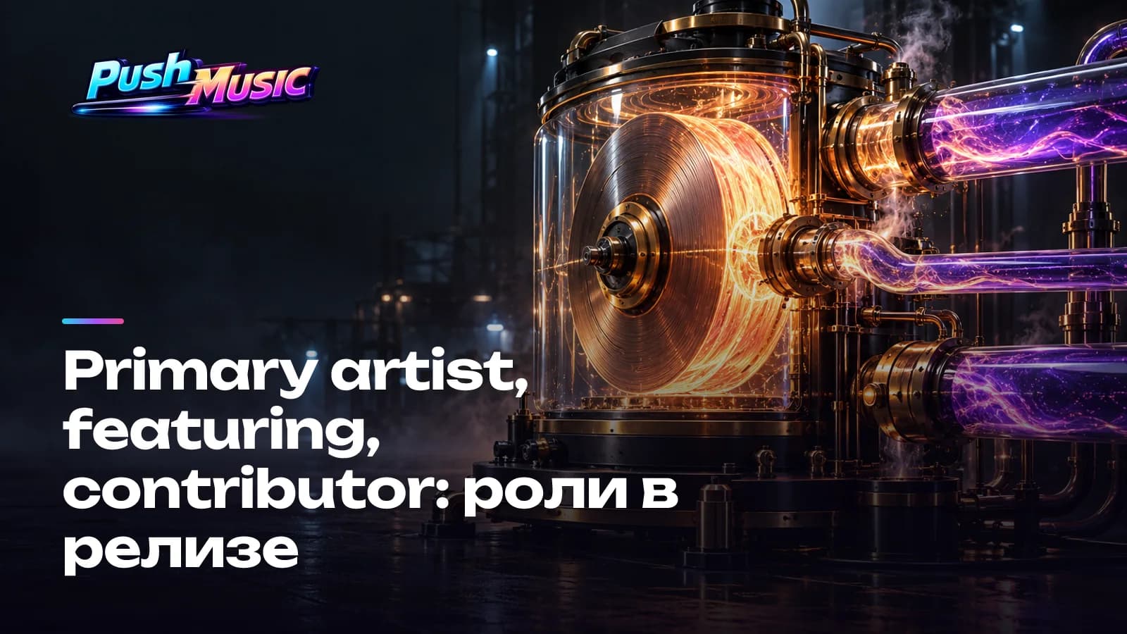 Primary artist, featuring, contributor: роли в релизе