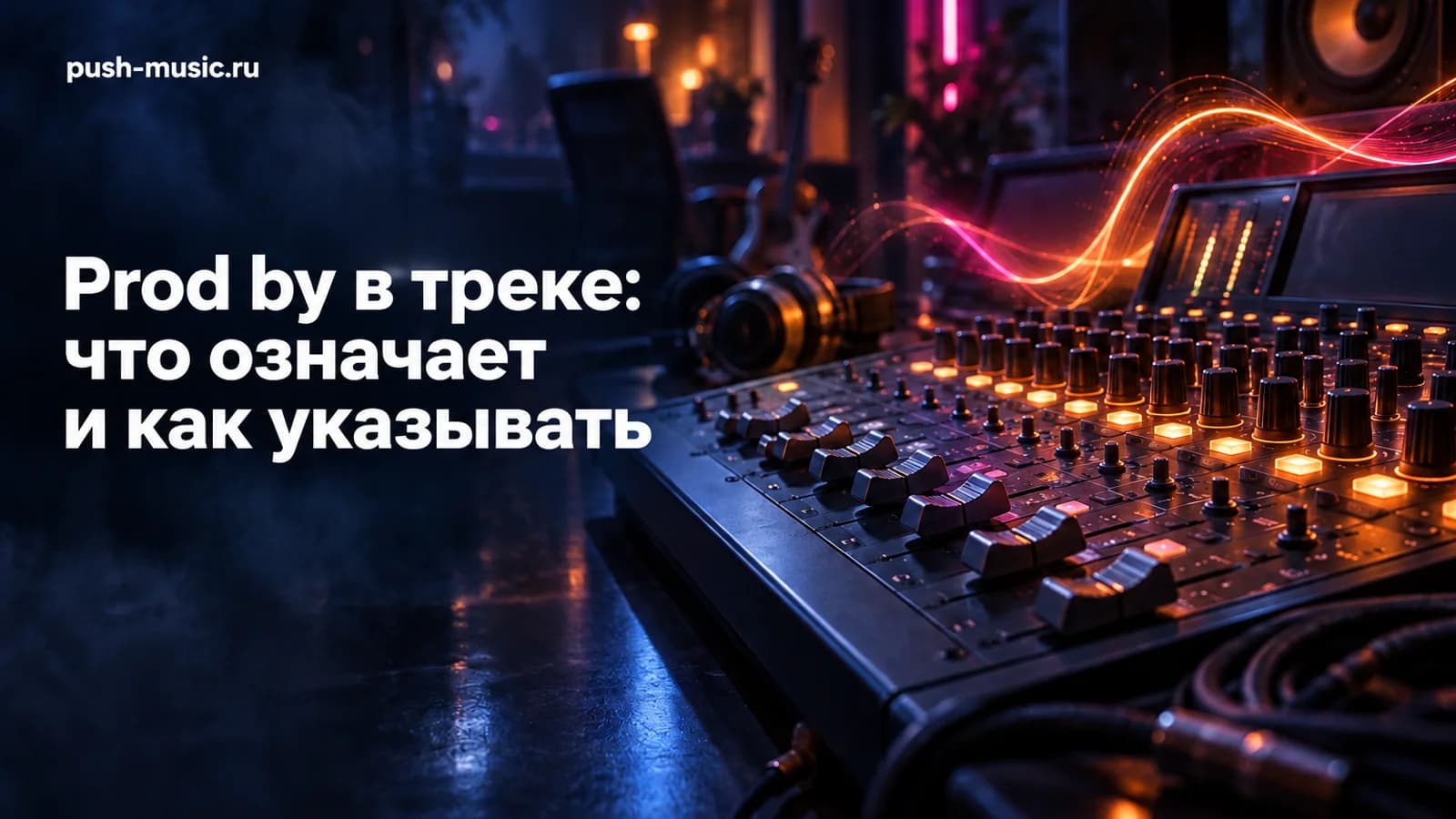 Prod by в треке: что означает и как указывать