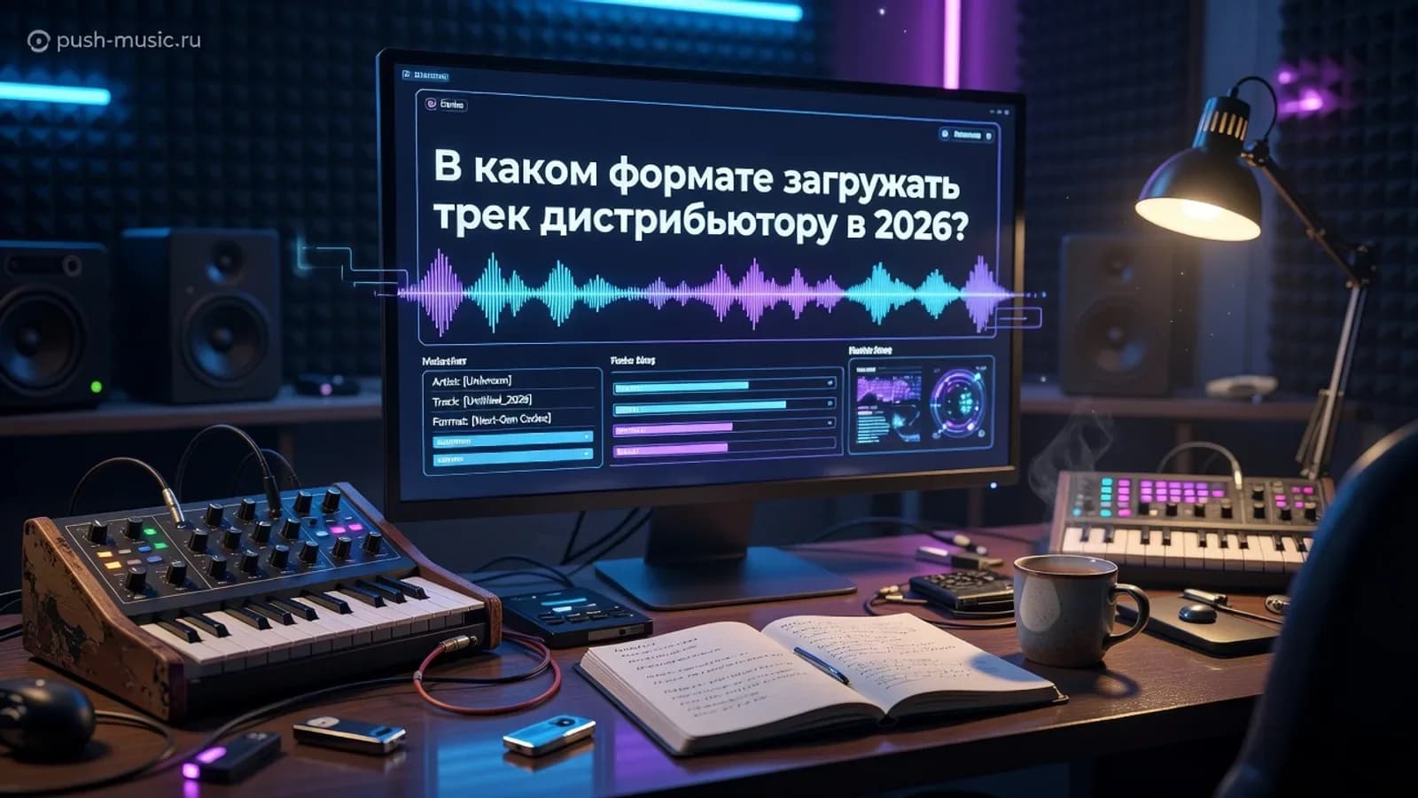 Обложка статьи: В каком формате загружать трек дистрибьютору в 2026