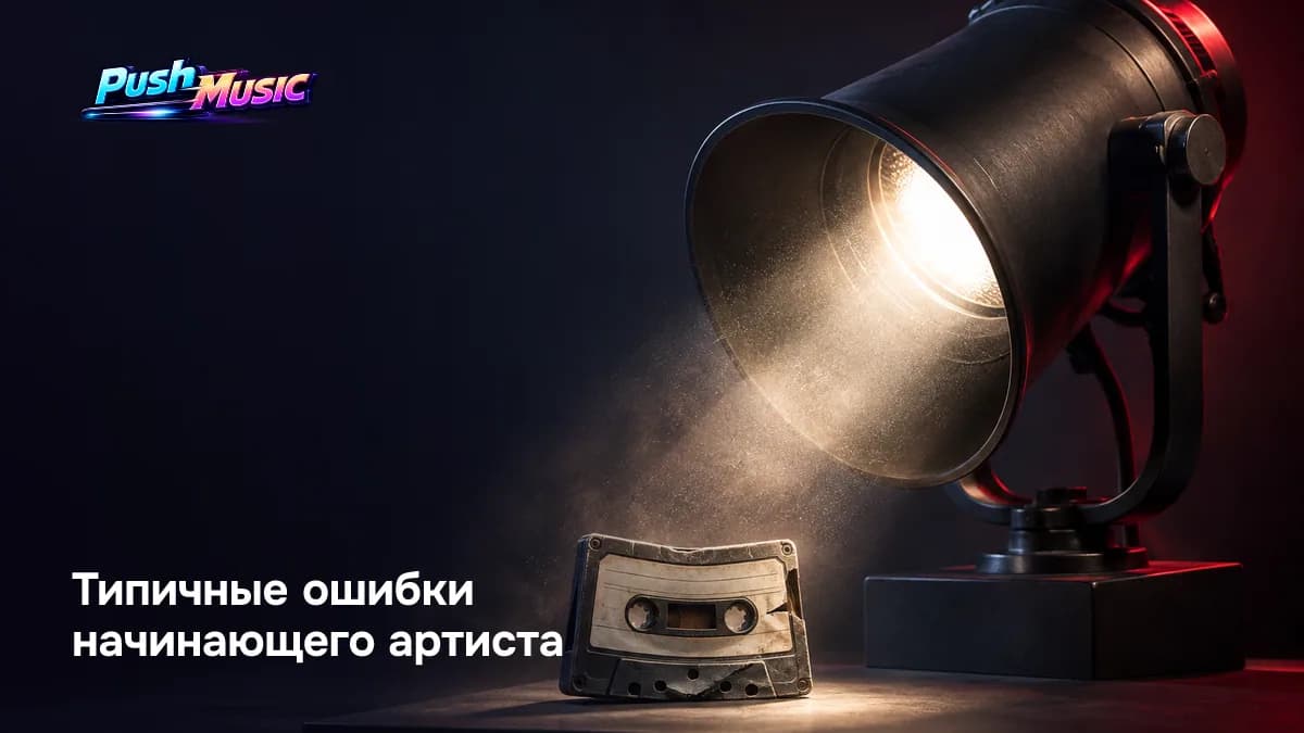 Типичные ошибки начинающего артиста: вкладывать деньги в продвижение слабого трека и публиковать без плана Типичные ошибки начинающего артиста: вкладывать деньги в продвижение слабого трека и публиковать без плана