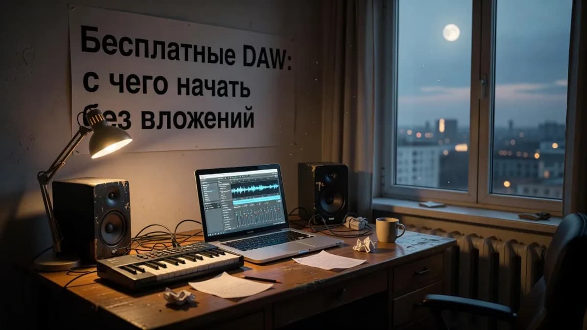 Бесплатные DAW: с чего начать делать музыку без вложений Бесплатные DAW: с чего начать делать музыку без вложений