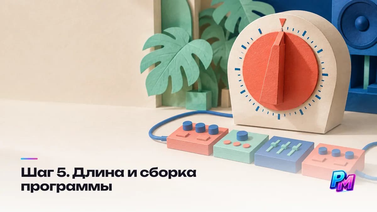 Длина и сборка программы: обычный слот на сборном мероприятии 30–45 минут, начинать стоит с узнаваемого, держать темповые блоки и оставить место на ошибку Длина и сборка программы: обычный слот на сборном мероприятии 30–45 минут, начинать стоит с узнаваемого, держать темповые блоки и оставить место на ошибку
