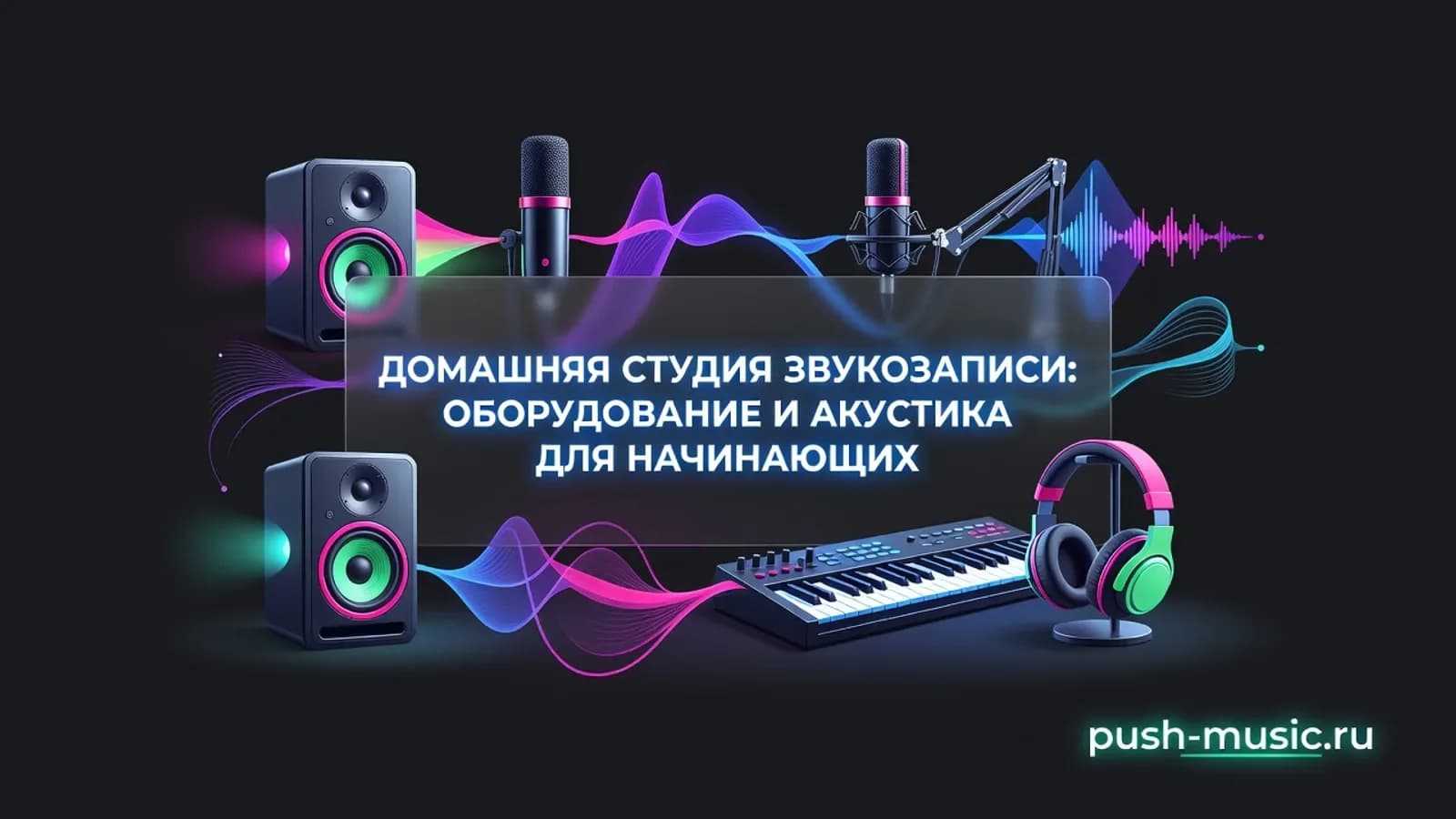 Домашняя студия звукозаписи: оборудование и акустика для начинающих