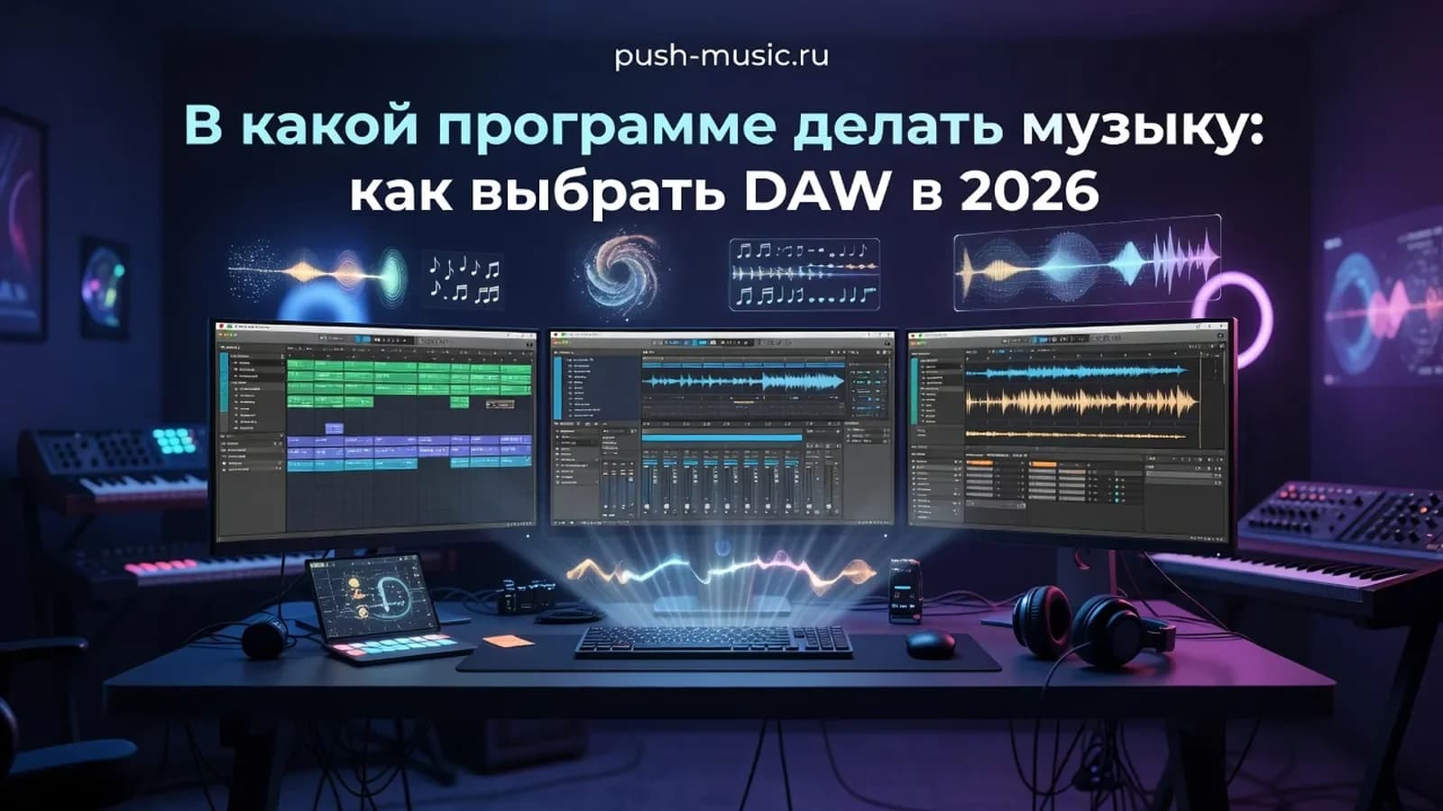 В какой программе делать музыку: как выбрать DAW в 2026