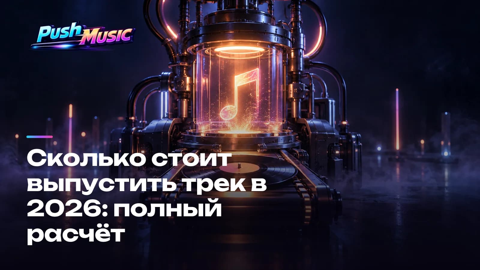 Сколько стоит выпустить трек в 2026: полный расчёт Обложка статьи: Сколько стоит выпустить трек в 2026: полный расчёт